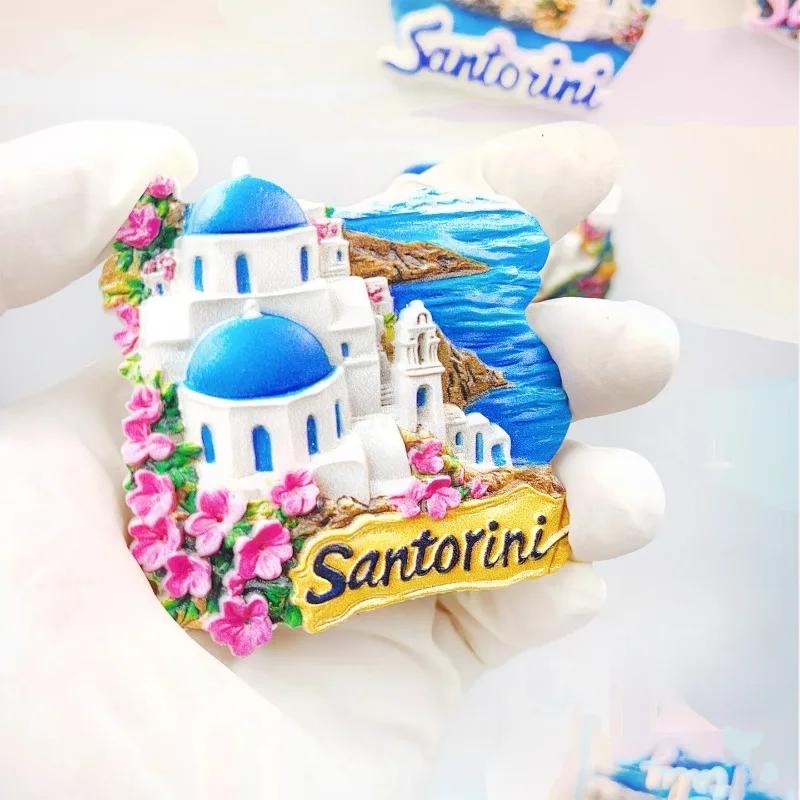 Greece Souvenirs Athens Fridge Stickers Parthenon Santorini Fridge Magnets Home Decoration Wedding Gifts