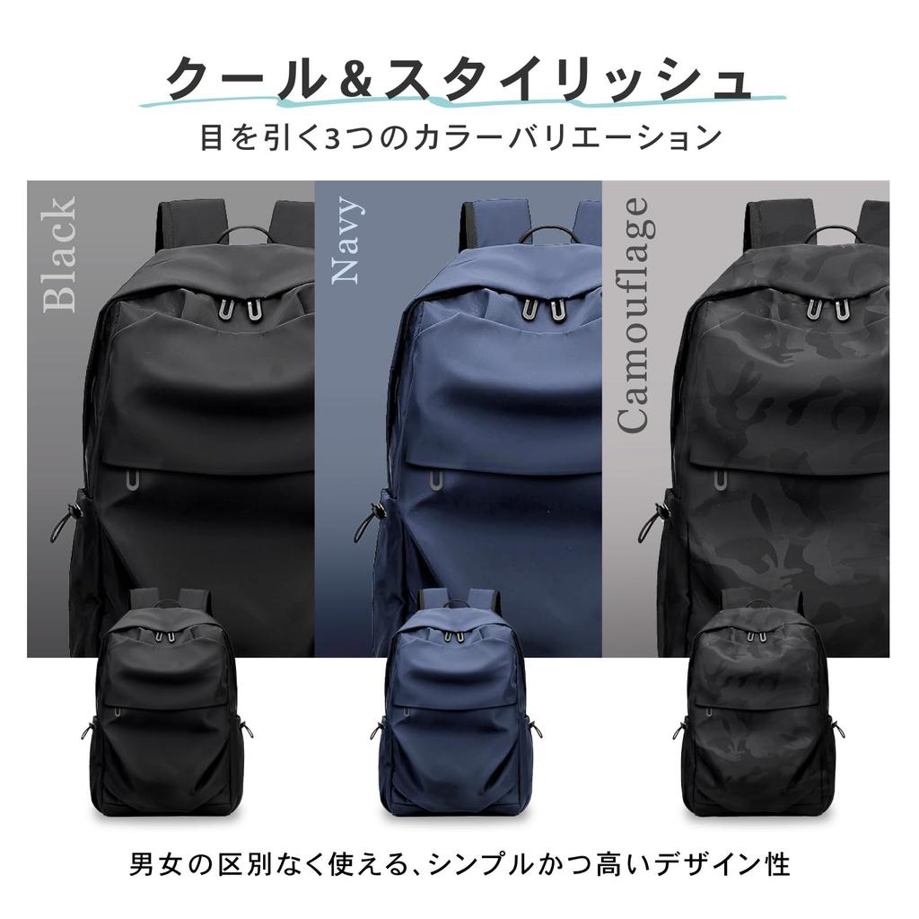 [PYKES PEAK] Pikes Peak Backpack Rucksack [15 inch PC storage A4 22L 6 pockets Lightweight 550g Back ventilation] Large capacity Commuting School