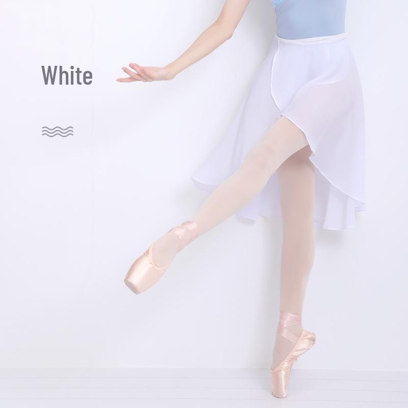 Women's Chiffon Ballet Dance Practice Skirt - Adjustable Long One-Piece for Adults