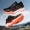 Professional Non-slip Mountain Bike Cycling Shoes with Spikes, Outdoor Sports, Casual, Black/Green, Black/Orange
