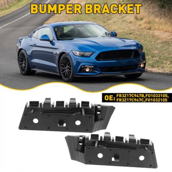 Пара кронштейнов бампера подходит для Ford Mustang 2015-2017 гг. Передний левый и правый Черный I