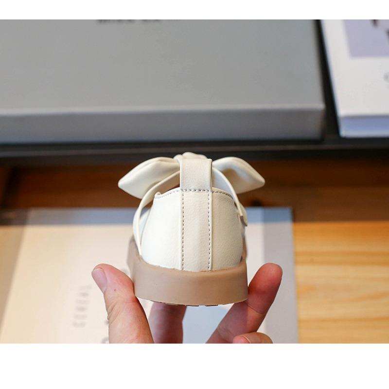 Girls' Bowknot Princess Style Shoes Soft-Sole Casual for Girls & Toddlers Elegant Youth Shoes Cute Girls Comfortable Shoes