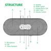 Bluetooth 5.4 Handsfree Car Kit Sun Visor Speaker Music Player 6W Speakerphone Wireless Music Receiver With Voice Assistant