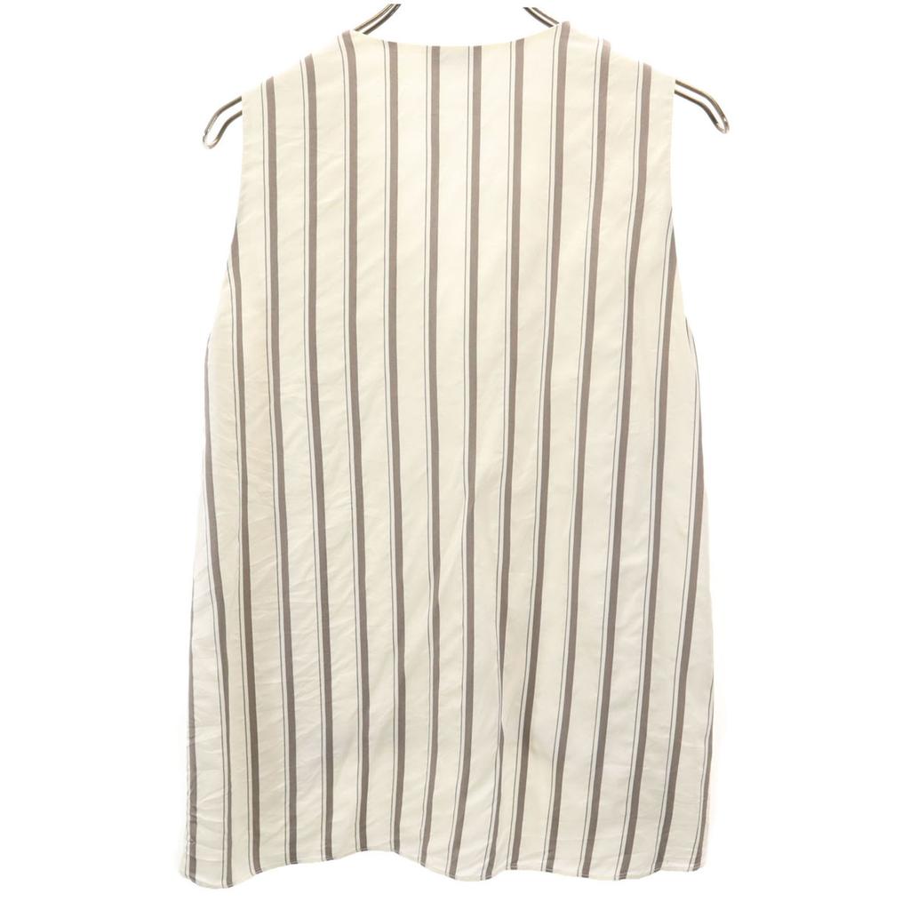 Brunello Cucinelli Made In Italy Striped Pattern Best M Ivory Women Used
