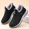Damen Winter-Schneestiefel mit rutschfestem Kunstfellfutter, Wander-Halbschuhe, bequeme, kurze Stiefeletten, wasserabweisend, warme Workout-Sneaker für Frauen