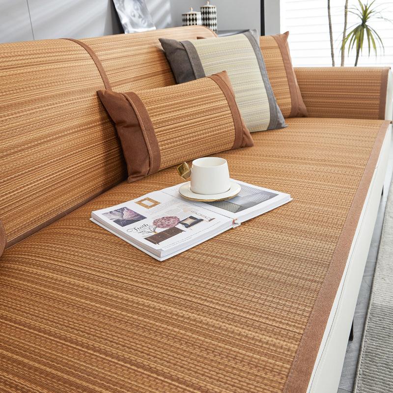 Summer Argy Wormwood Rattan Mat Sofa Cushion Mosquito Repellent Non-Slip Summer Summer Summer Mat Ice Pad Cool Feeling Sofa Cover