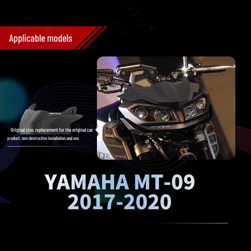 Yamaha MT-09 (2017-2020) Modified Windshield Fairing Baffle Chest Protector