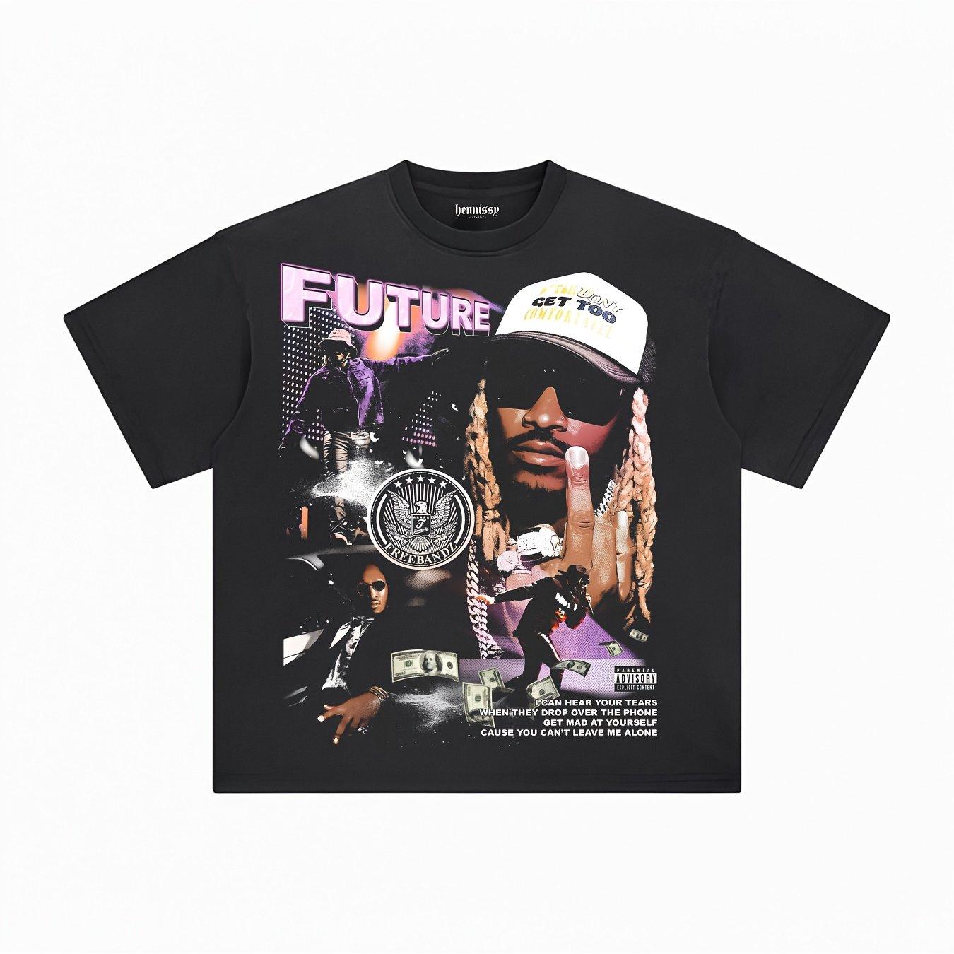 

FUTURE Unisexs Pattern Cotton Unisexs TShirt Cotton Crew Neck Short Sleeve Summer New Couple Top 4XL