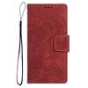 Anti-fall Embossed Leather Phone Case for Sharp AQUOS Wish 5, Fujitsu Arrows We 3, Kyocera, ZTEN