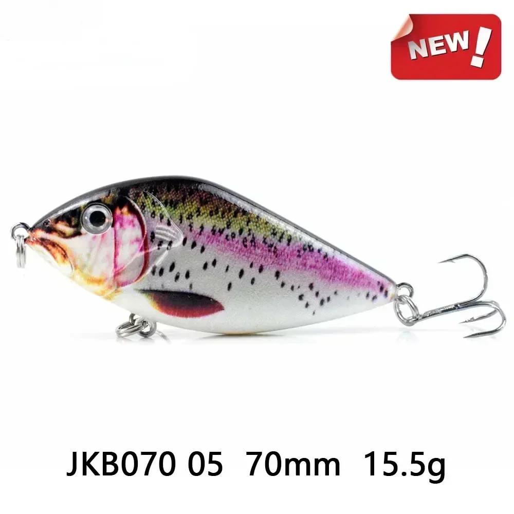 Slow Sinking Type with Rattling Beads Lure 10cm/7cm 45g/15.5g 3D Fish Eye Imitation Artificial Hard Bait Imitation Dogfish Lures