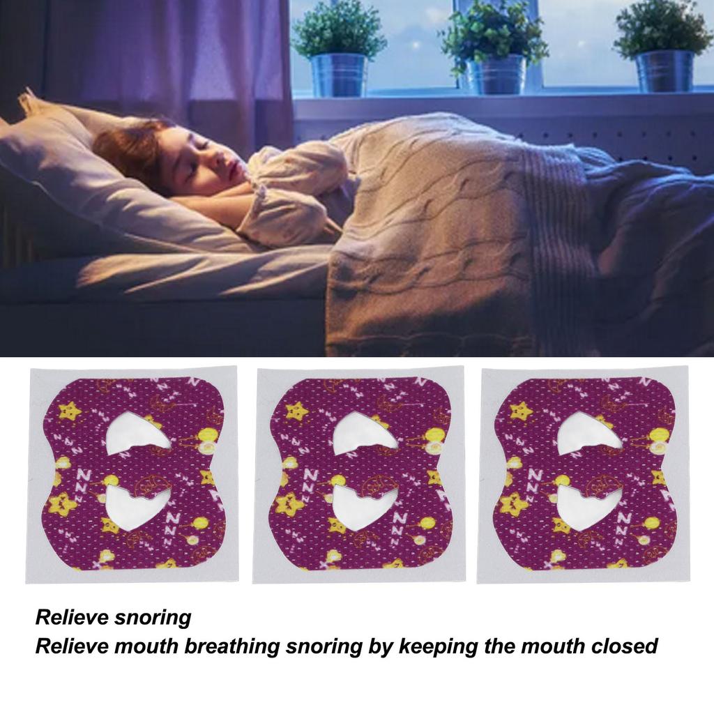 90pcs Gentle Mouth Tape Improve Nose Breathing Cotton Cloth Kids Anti Snoring Mouth Tape for Sleeping