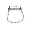 Heavy-Duty Gas Cylinder Mounting Bracket for Wall - Securely Holds 1 Bottle with Safety Chain