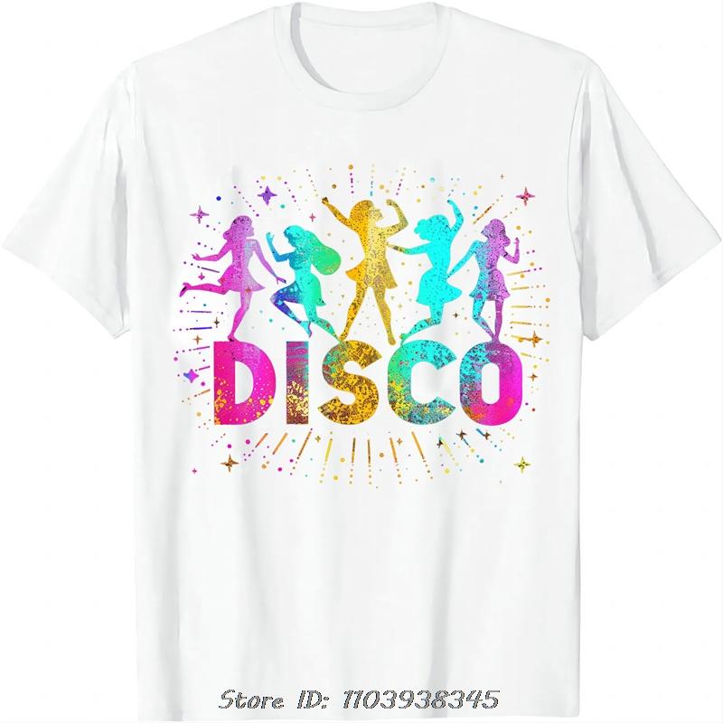 Disco Divas T-Shirt Relive The Golden Age of Disco Unisex Style Shirts Graphic T Shirts Oversizedunisex Clothing Streetwear