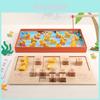 Wooden Magnetic Duck Fishing Game For Preschool Kids Educational Toy