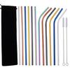 304 Stainless Steel Reusable Straw Set for Drinks - Portable & Eco-Friendly