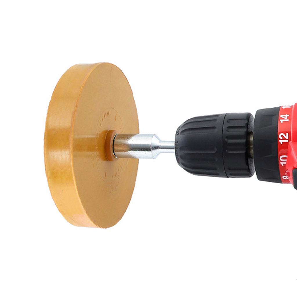 88mm Rubber Eraser Wheel Pad Practical Car Polish Auxiliary Tool Rubber Disk Decal Eraser Wheel Car Sticker Remover Sign