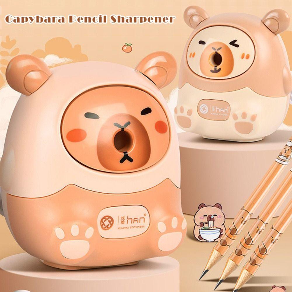 Yapışmayan Kurşun Kalemtıraş Kalem Otomatik Olarak Kalem Soyucuya Girer Öğrenciler