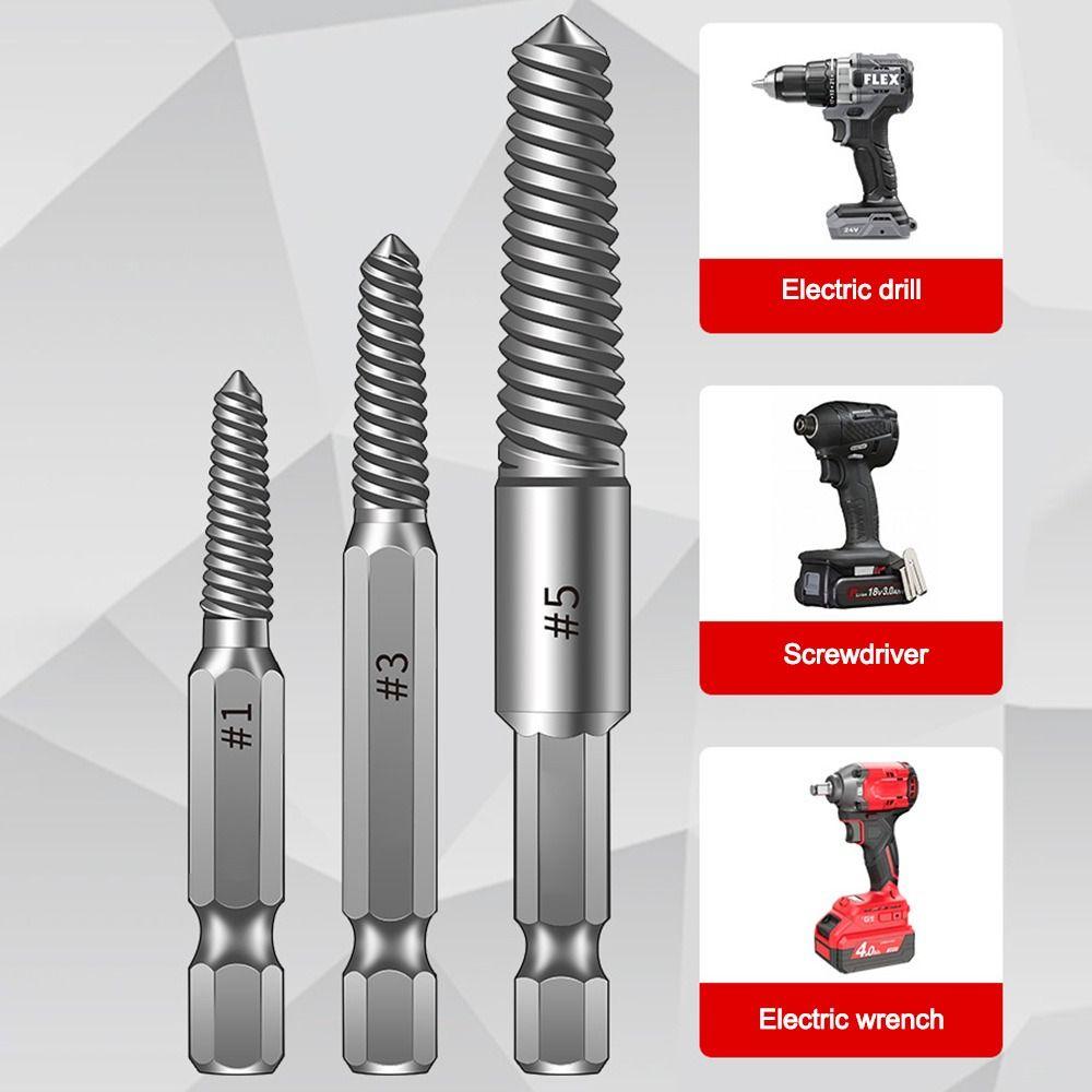 Unscrewing and Disassembling Tool Screw Breakage Tap Extractor Portable Extractor Hexagonal Shank