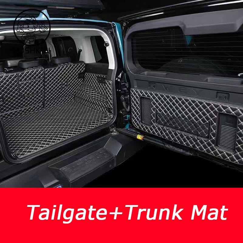 For GMW TANK 300 2026 2025 2027 Car Trunk Protection PU Leather Mat Catpet Interior Modification Cover Part Auto Accessories