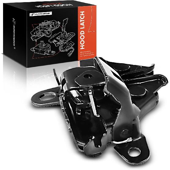A-Premium Передний замок капота в сборе Совместимый с Toyota 4Runner 2003-2009 Внедорожник - Для модели без системы защиты от угона, Заменить#