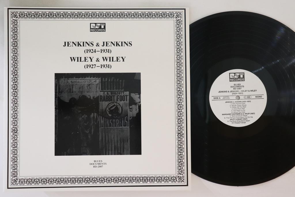 LP Record VARIOUS - Jenkins & Jenkins (1924-1931) - Wil BD2087 RST 1990 Austria Blues Used