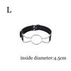 S M L Size Leather Open Mouth Gag With O Ring BDSM Toy For Adults Bondage Fetish Restraints Erotic Slave Women Gay Sex