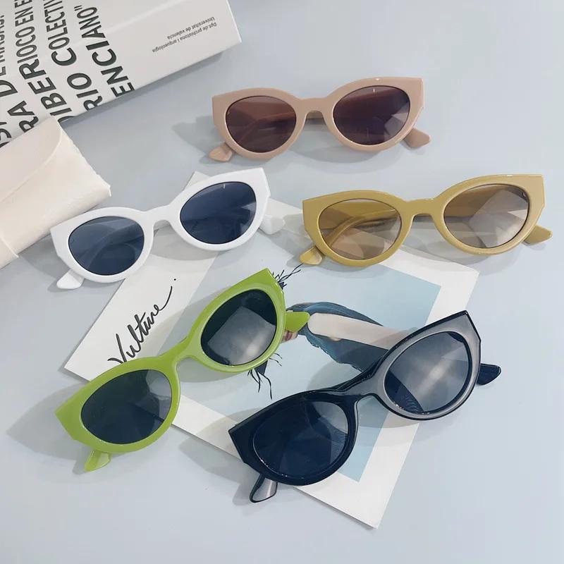 Fashion Women's Simple Leisure Sunglasses Unisex Outdoor Fashion Cat Eye Design  Sun Glasses Unisex Ultraviolet Goggle Shades Eyewear