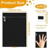 2 Pcs Sew on Hidden Pockets with 4pcs Needle and thread roll for Clothing