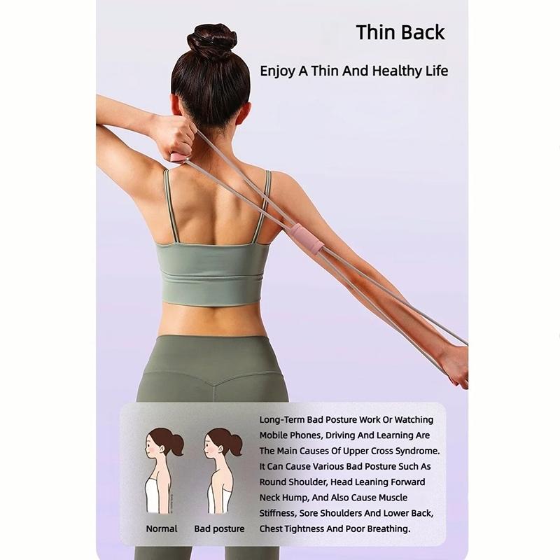 Tensioner Yoga Bands Exercise Stretch Itness Equipment Figure Elastic Pull Rope for Slimming Multi-Function Straps Band