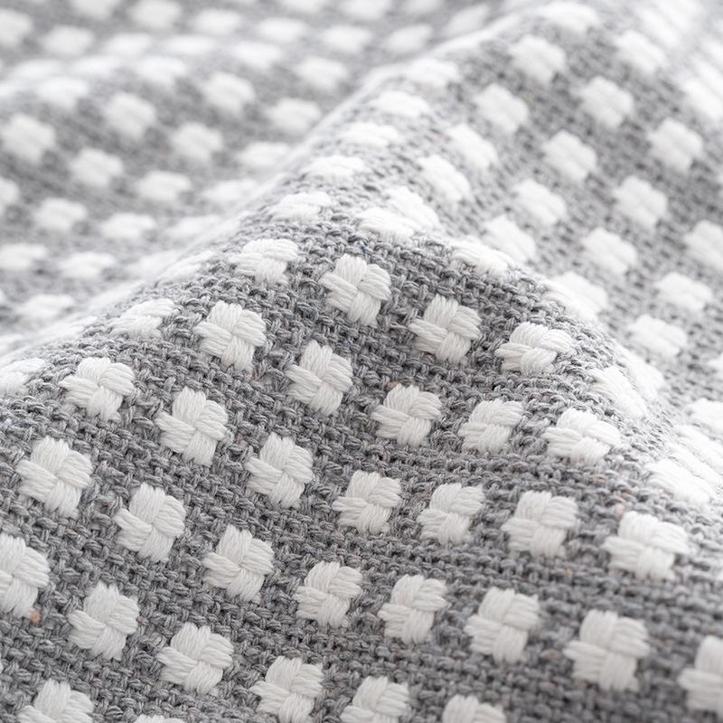 Japanese Style Cotton and Linen Sofa Cushion Universal Anti Slip Cushion for All Seasons Household Goods