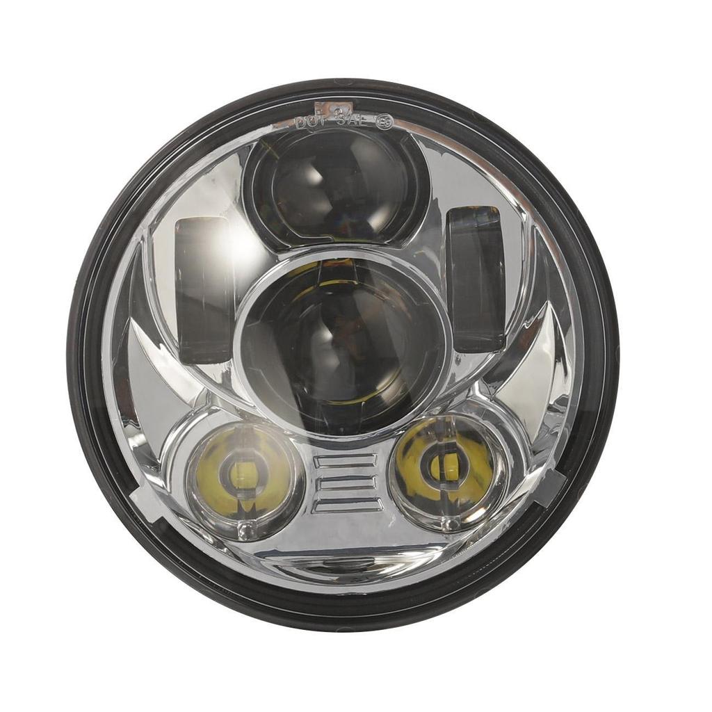 5.75 Inch LED Headlight Round Motor Head Light for Harley Davidson Dyna Softail