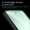 For Vivo Y400 4G Case Skin-Touch TPU + PC Matte Phone Back Cover, Transparent Black