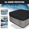 Mprehensive Protective Square Cover for Outdoor Hot Tub Shielding from Rain Sun Leaves and Animals In Conditions