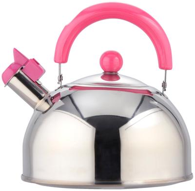 Wahei Freiz Candyal Heißwasser Pfeifkessel für Induktion, 2,5L, Pink, Typ, Kompatibel, CR-5286