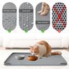 Silicone Cat Litter Mat with Deep Grooves Extra Large Non Slip Litter Trapper Pad for Hardwood Floors