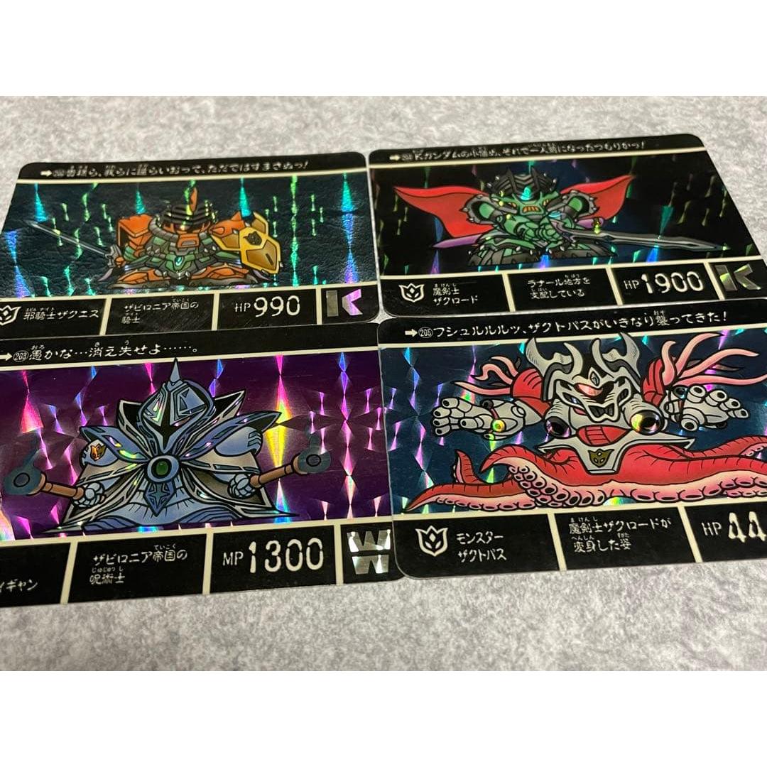 Used SD Gundam Carddas Knight Gundam series Evil Knight Zakusu Magic Swordsman Zakulord and others