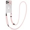 Custodia magnetica con supporto per obiettivo in metallo per iPhone 17 Air 16 Plus 15 14 13 Pro Max con cordino a tracolla e protezione resistente