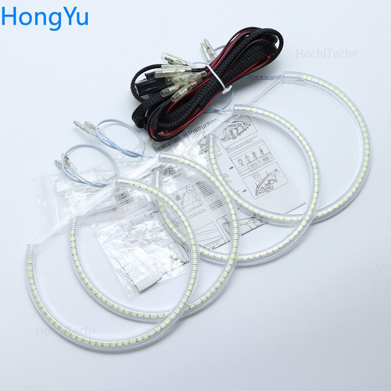 Excellent Angel Eyes Ultra bright smd led Angel Eyes kit halo rings For BMW 5 series E39 OEM 2001 2002 2003