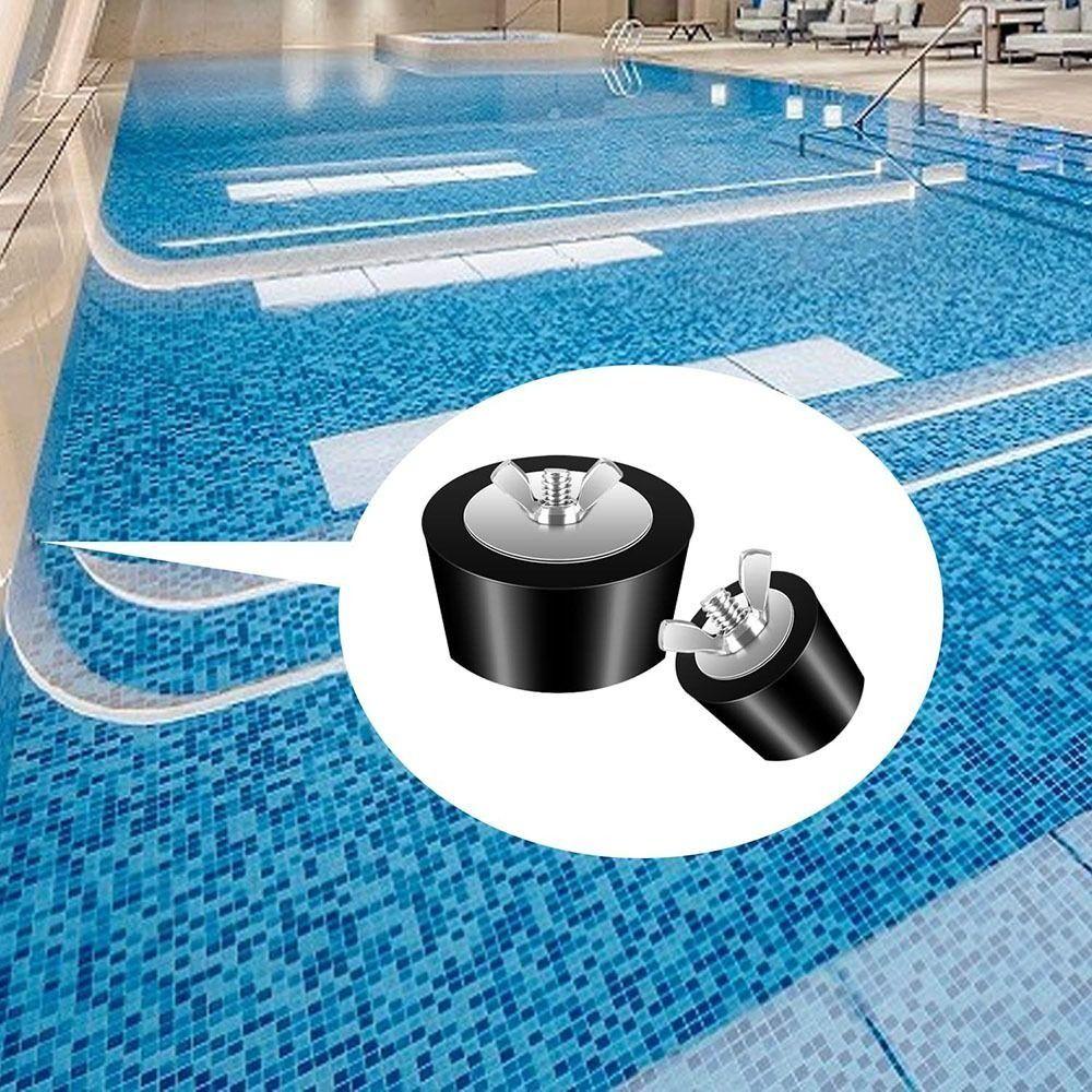 Rubber Swimming Pool Leak Proof Black Pool Plugs New Swimming Pool Fittings
