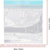 30PCS PE Reusable Freezer Bags Triple Seal Plastic Organization Bags Zipper Seal Bags  For Leftovers