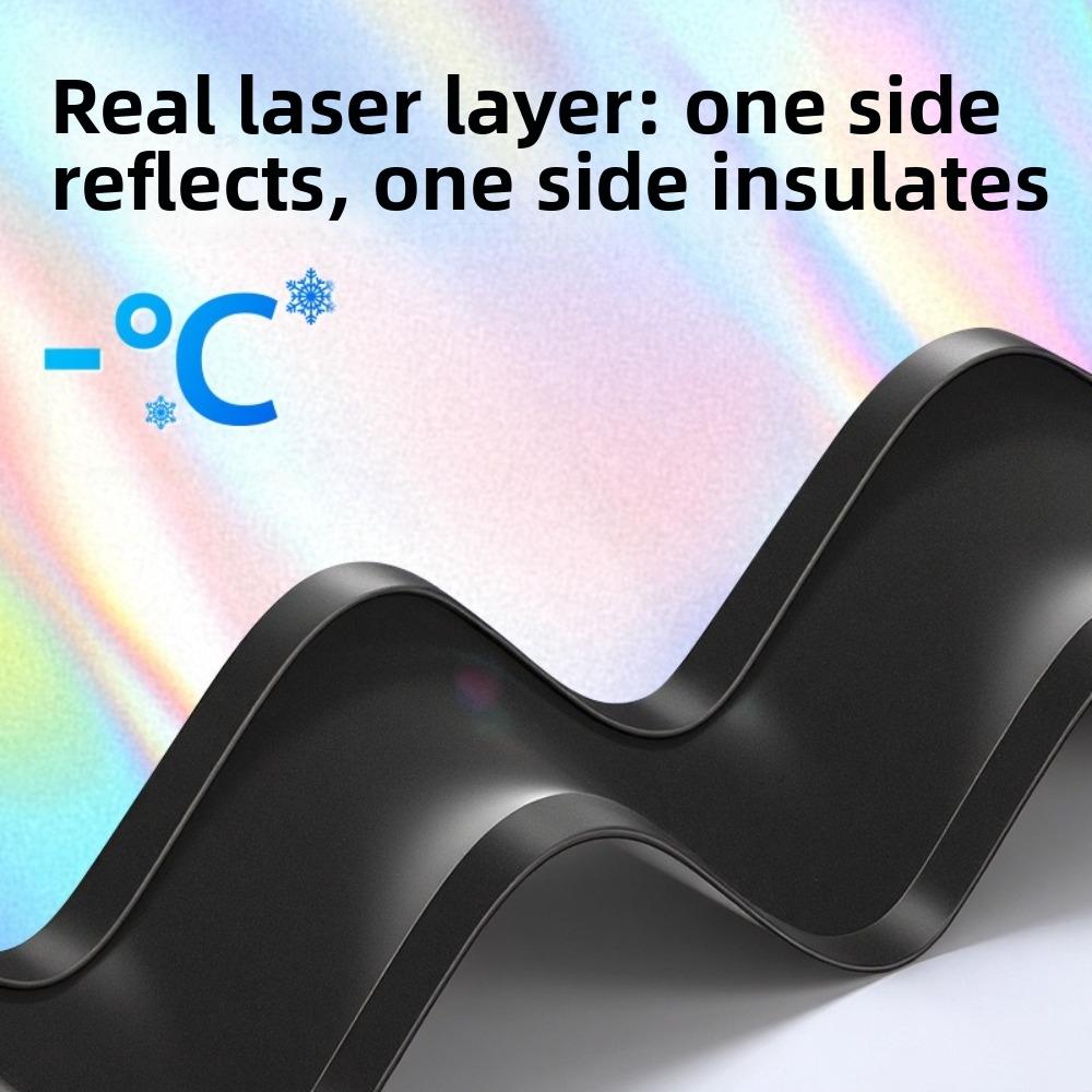 Radium Reflective Car Sun Shade Foldable Car Window Shades  for Car Windows