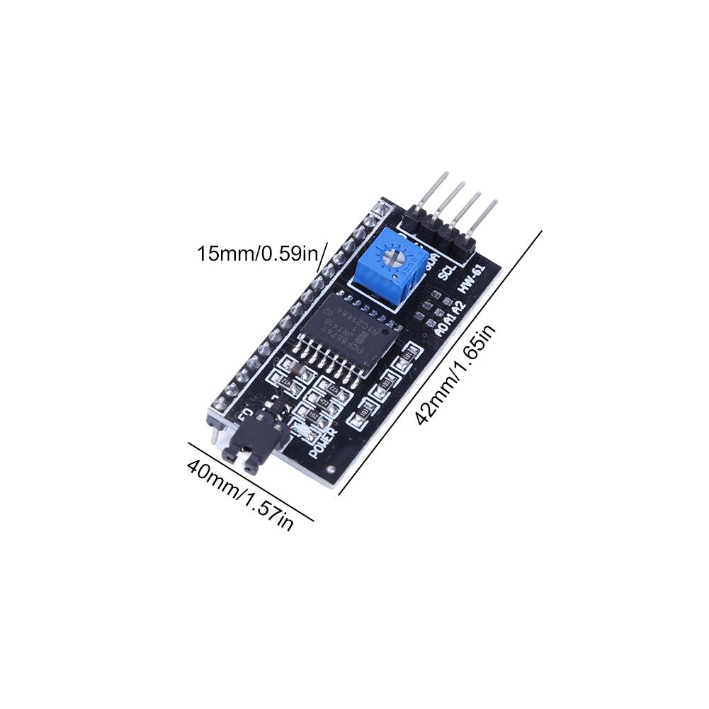 5-20Pcs HW-061 PCF8574 LCD Adapter Converter Module IIC I2C LCD1602 2004 LCD Display Adapter Module 5V for Arduino Robort Parts