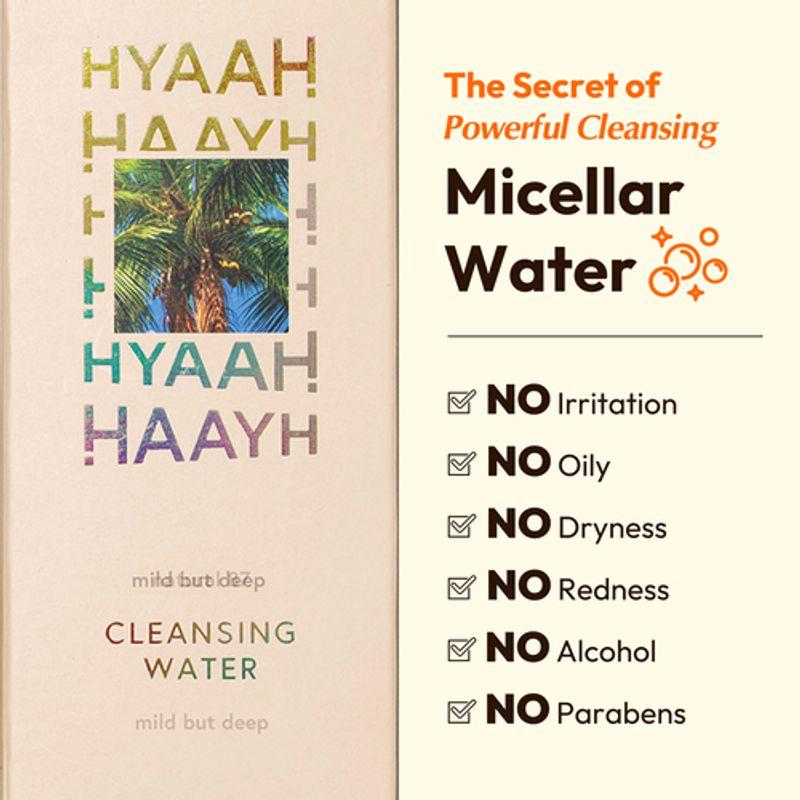 HYAAH Mild But Deep Cleansing Water 300ml