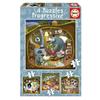 4 Progressive Puzzles Forest Tales -