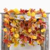 Fancyfamily 1PC Thanksgiving Simulation Maple Leaf Vine Wall Hanging Festival Home Decoration