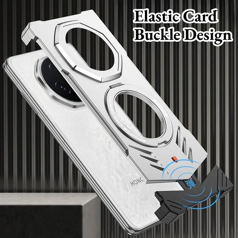 Luxury 360°Rotate Bracket Car Magnetic Armor Case for Huawei Mate X6 X5 X3 Aluminum Alloy Metal Rimless Heat Dissipation Cover