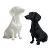 Dachshund Dog Statue 3D Printed Cute Dog Sculpture for Home Office Desk Shelf Decor Collectible Gift for Dog Lovers