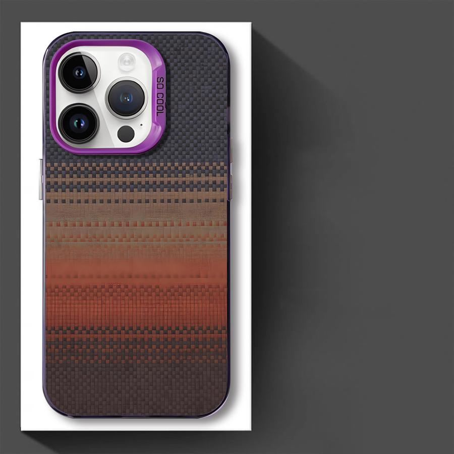 Cool Carbon Fiber Pattern Case for iPhone 17 Pro Max 16 15 11 12 Pro Air 14 Plus 13 Phone Cover