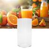 250ml Square Cup Innovative Reusable Tea Juice Coffee Mug Drinkware Kitchen AccessoryTransparent