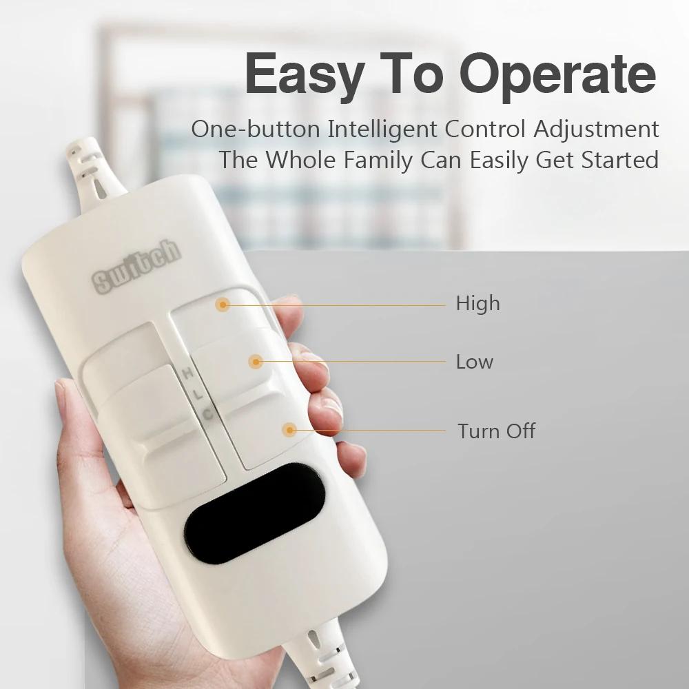 Electric Blanket 220V Thicken Thermostat Electric Blankets 70X150/120X150/150X180Cm Electric Heating Blanket Winter Body Warmer